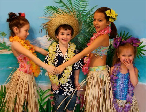 Гавайская вечеринка костюм для детей