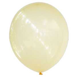 Воздушные шарики 12"/30см Кристалл Bubble YELLOW 241