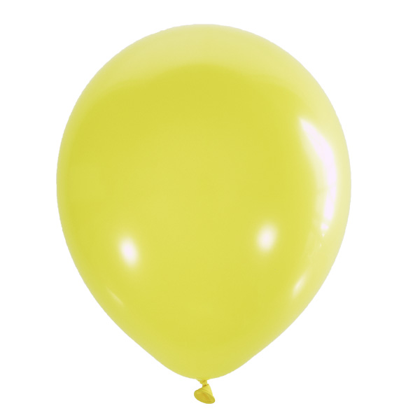 Воздушные шарики из латекса 5"/13см Пастель YELLOW 001
