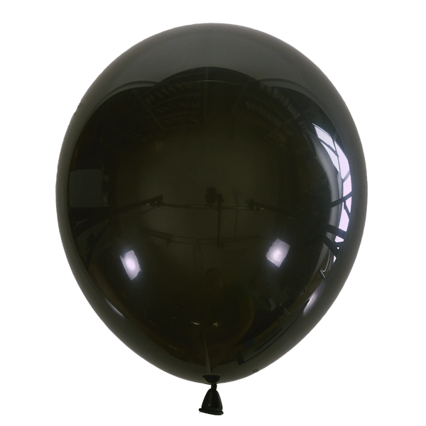 M 9"/23см воздушный шар  Декоратор BLACK 048 100шт