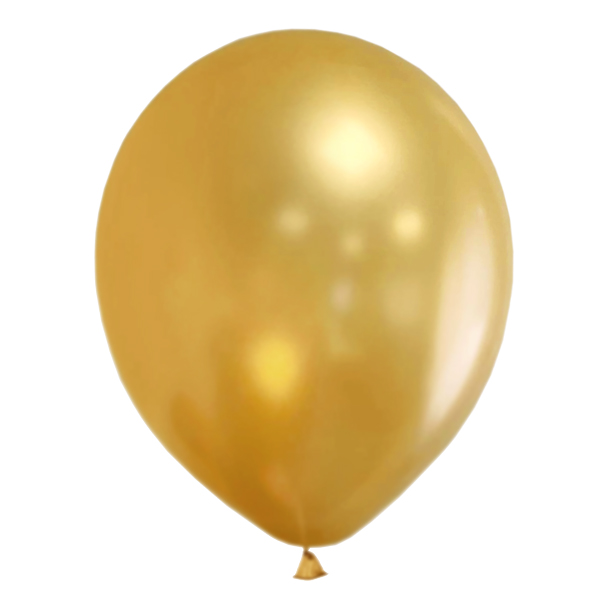 Воздушные шарики из латекса 12"/30см Металлик GOLD 025