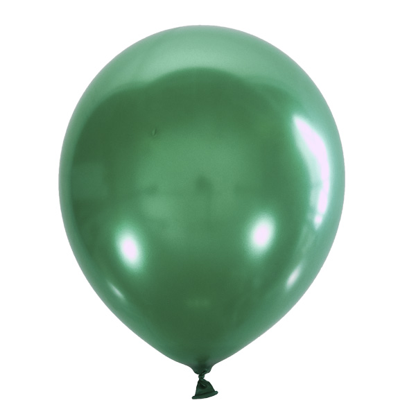 Воздушные шарики из латекса 12"/30см Металлик GREEN 028
