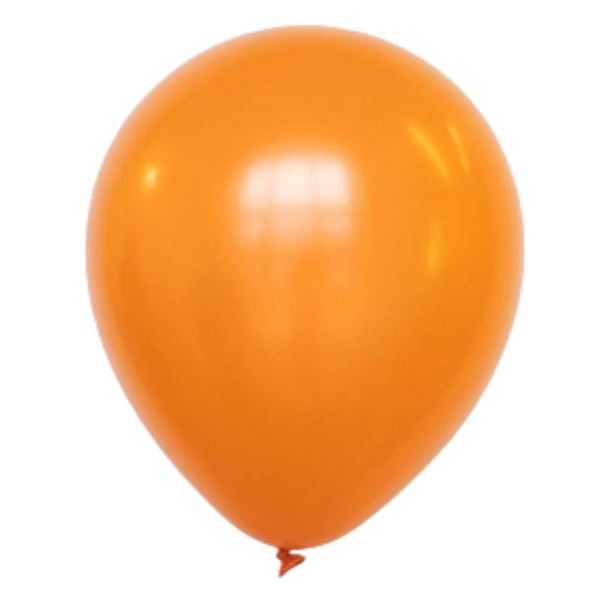 Воздушные шарики из латекса 12"/30см Металлик ORANGE 024