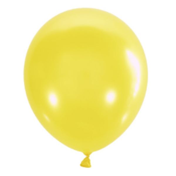 Воздушные шарики из латекса 12"/30см Металлик YELLOW 021