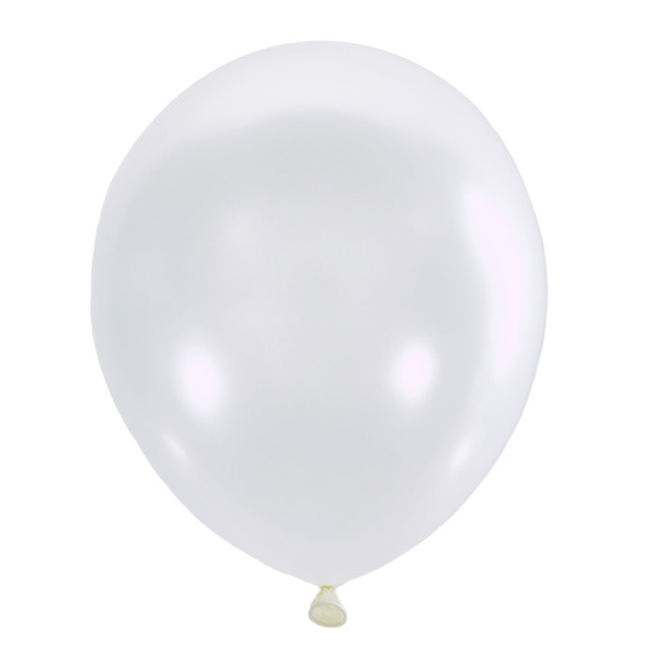 Воздушные шарики из латекса 12"/30см Перламутр WHITE 072