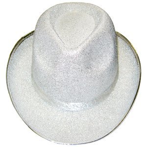 Карнавальная шляпа серебряная