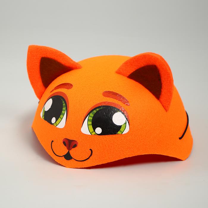 Фетровая  шляпа "Рыжая кошка", р-р. 52-54