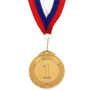 Медаль Чемпиона пластик