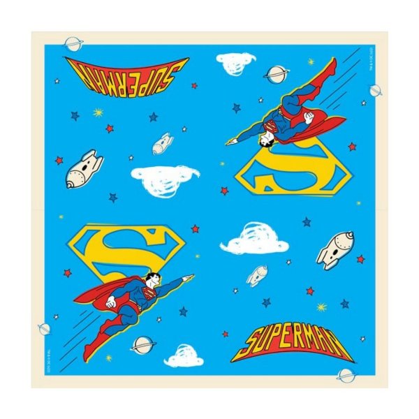 Салфетки Супермен желтый лого 33см X 33см