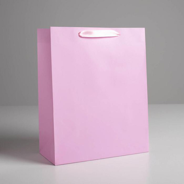 Подарочный пакет «Розовый», 26 х 32 х 12  см