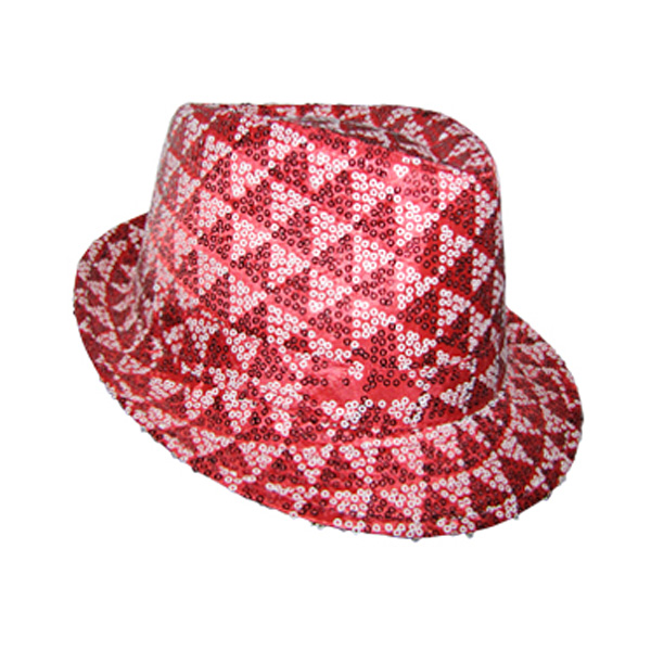 Карнавальная шляпа Клубная красно-белая
