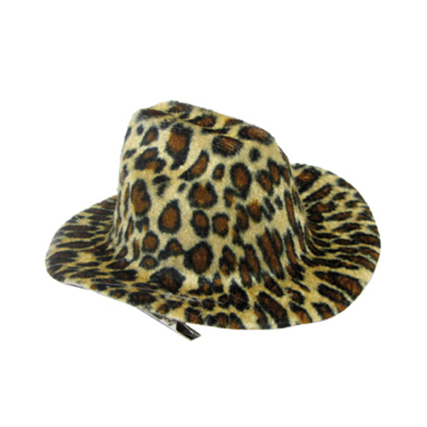 Карнавальная шляпка заколка леопардовая
