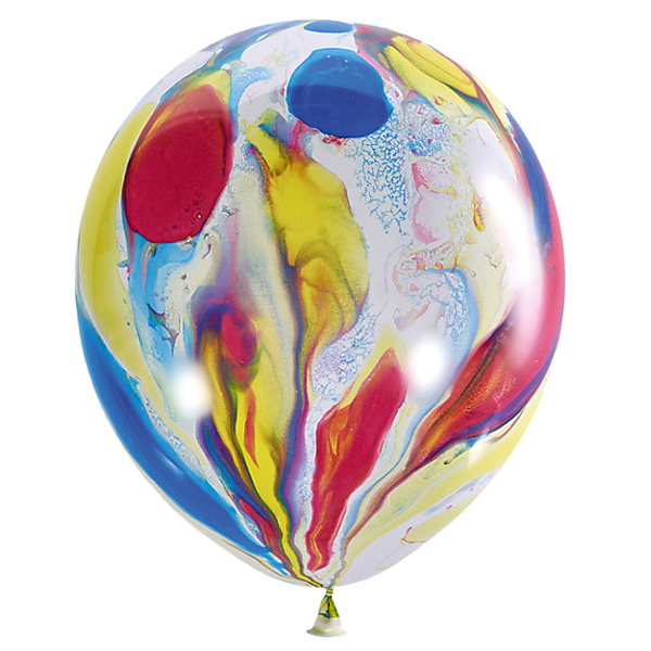 Воздушные шарики из латекса 9"/23см Многоцветные 