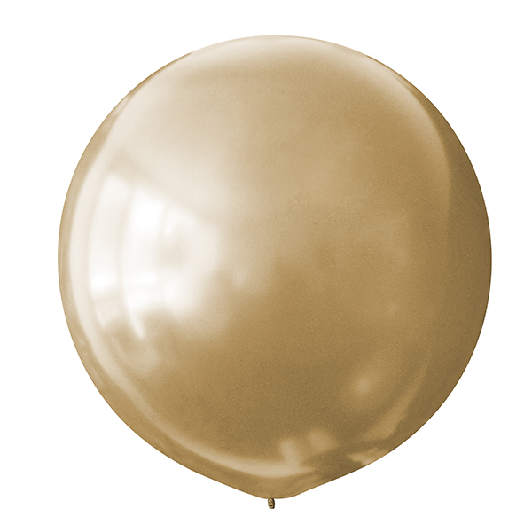 Большой воздушный шар 30"/76см Металлик GOLD 025