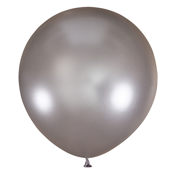 Большой воздушный шар 30"/76см Металлик SILVER 026