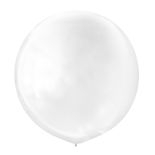 Большой воздушный шар 30"/76см Перламутр WHITE 072