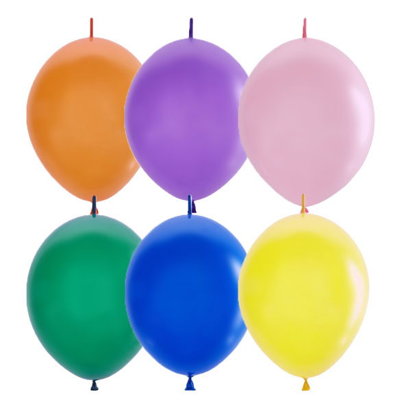 Воздушные шарики из латекса 12"/30см LINKING Декоратор ассорти
