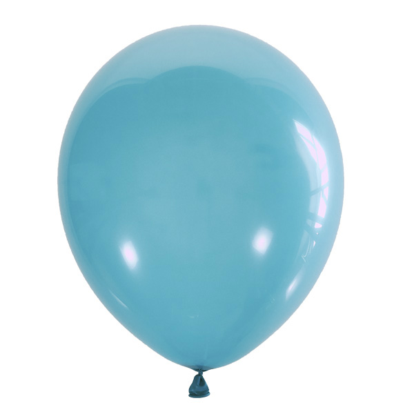 Воздушные шарики из латекса 12"/30см Декоратор AQUA BLUE 992