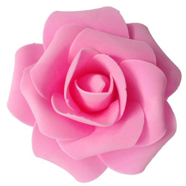 Декор свадебный Роза нежно-розовая 12см