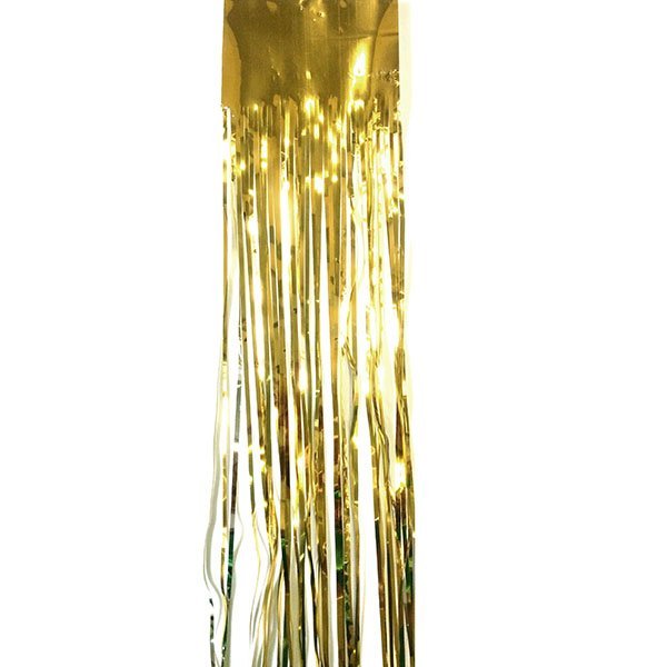 Новогодний дождик серебристо-золотой 1,5м