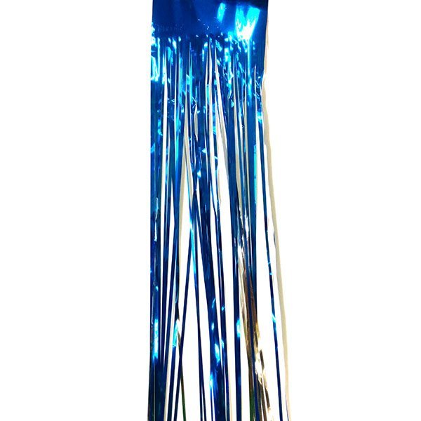 Новогодний дождик серебристо-синий 1,5м