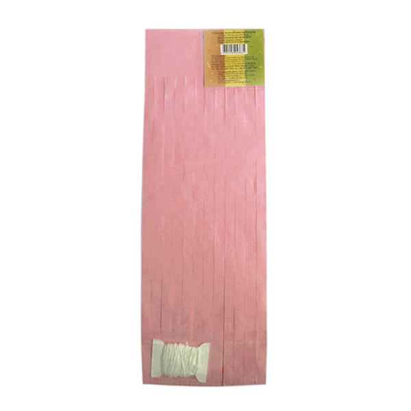 Праздничная гирлянда Тассел розовая 3м 16 листов