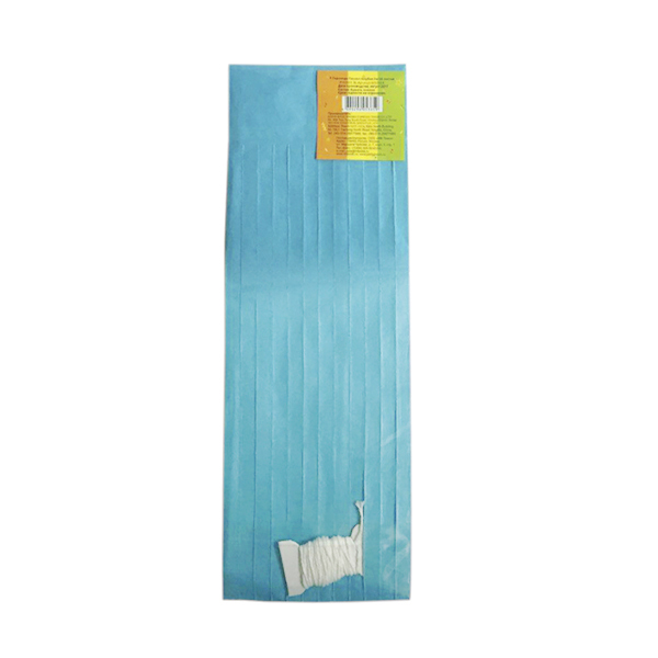 Праздничная гирлянда Тассел голубая 3м 16 листов