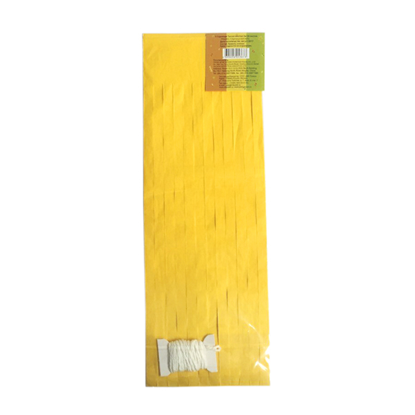 Праздничная гирлянда Тассел желтая 3м 16 листов