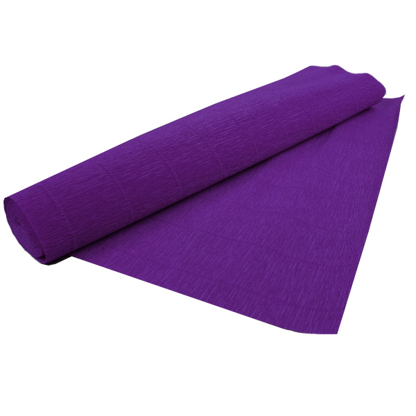 Бумага гофрированная фиолетовый 50 х 250 см