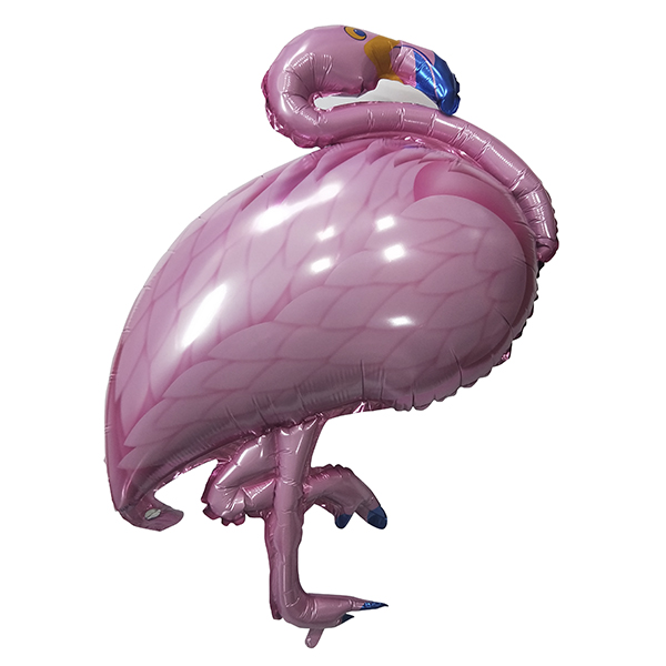 Фигурный шарик из фольги Фламинго Pink 51см Х 105см
