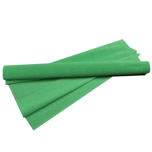 Бумага гофрированная зеленый 50 х 250 см