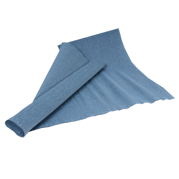 Бумага гофрированная серо-голубой 50 х 250 см