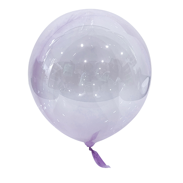 Воздушный шар сфера без рисунка 18" Bubble Purple