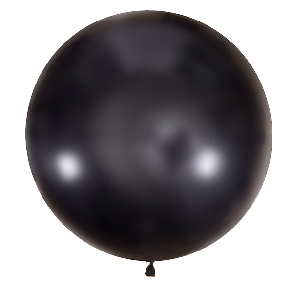 Большой воздушный шар 24"/61см Декоратор BLACK 048