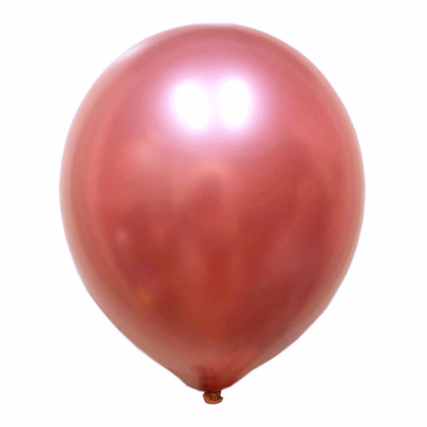 Воздушные шарики из латекса 11"/28см Хром PLATINUM Rose Gold