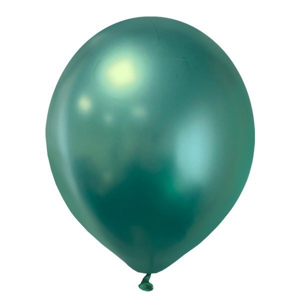 Воздушные шарики из латекса 5"/13см Хром PLATINUM Green