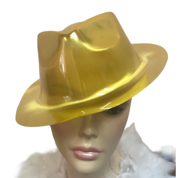 Карнавальная шляпа Золотая Пластик