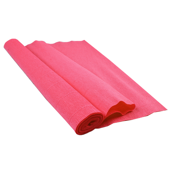 Бумага гофрированная нежно красный 50 х 250 см