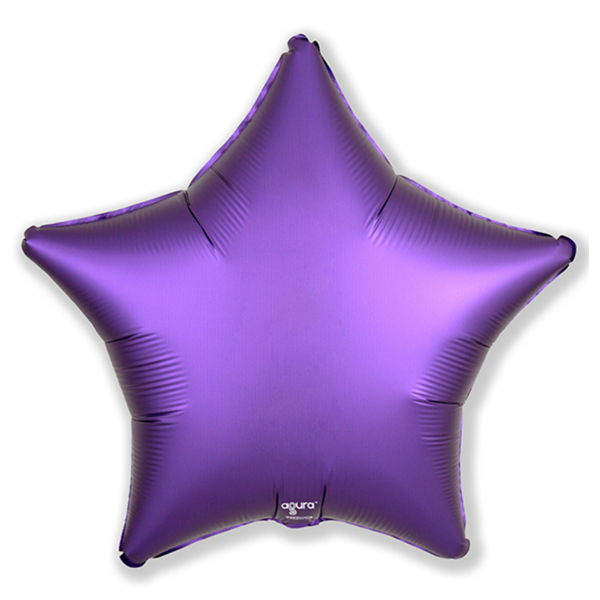 Воздушный шарик из фольги Звезда Мистик Пурпурный 19"/50см