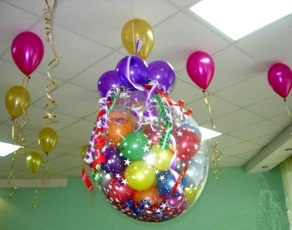 Оформление (украшение) шарами на выпускной в детском саду - купить воздушные шарики в Москве