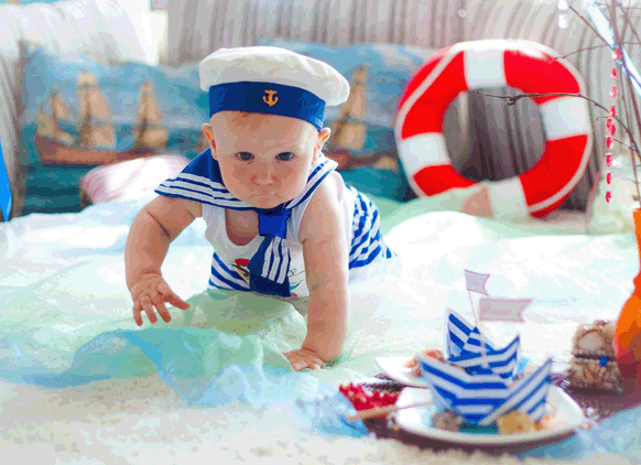 Детский праздник в морском стиле