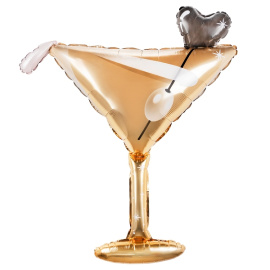 Фольгированный шар фигура Бокал Мартини 47"/119 см