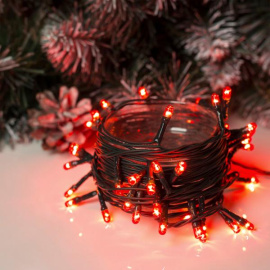 Гирлянда цвет красный 3,5м LED-50-220V 8 режимов