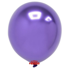 Воздушные шарики 12"/30см Хром Platinum Luxe Violet