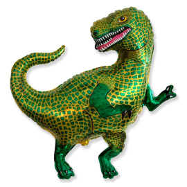 Фигурный шарик из фольги динозавр Тираннозавр 84см х 82см