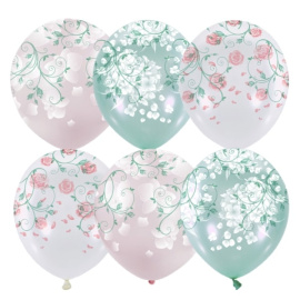 Воздушные шары 12"/30см ассорти рис. Нежность