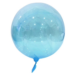 Воздушный шар сфера без рисунка 18" Bubble Blue