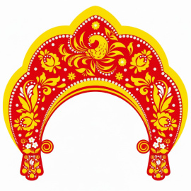 Кокошник Русский народный 265мм