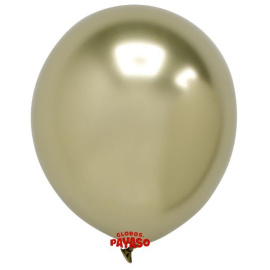 Воздушные шарики 12"/30см Хром Platinum Luxe Gold