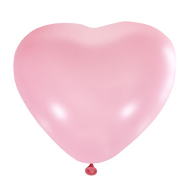 Воздушные шарики сердечки 12"/30см Пастель PINK